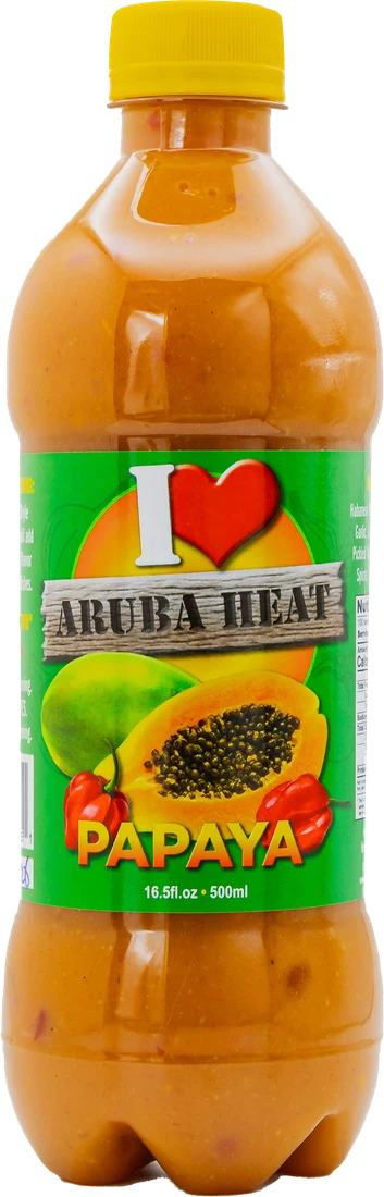 Aruba Heat Papaya Hot Sauce, Aruba's pica di papaya