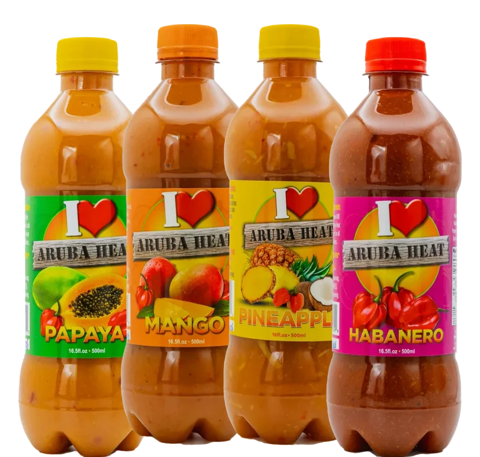 The Island Four, 4 bottles of Aruba Heat
