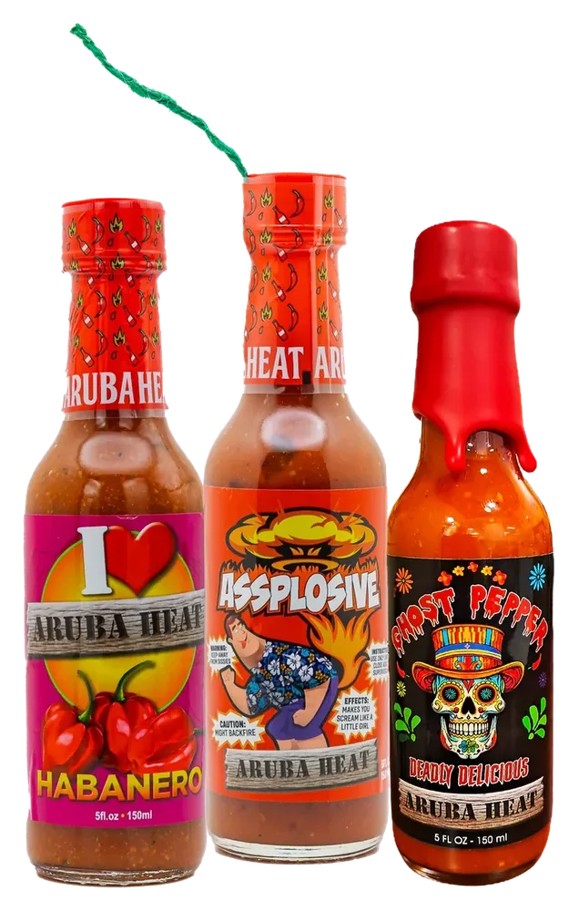 The Fire Three, 3 bottles of Aruba Heat
