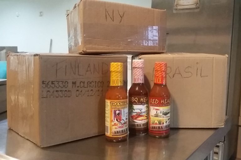Shipping Aruba Heat Hot Sauces